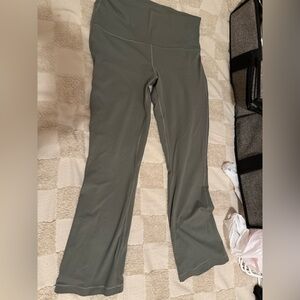 Lululemon align mini flare extra short Women's Olive Green Pants